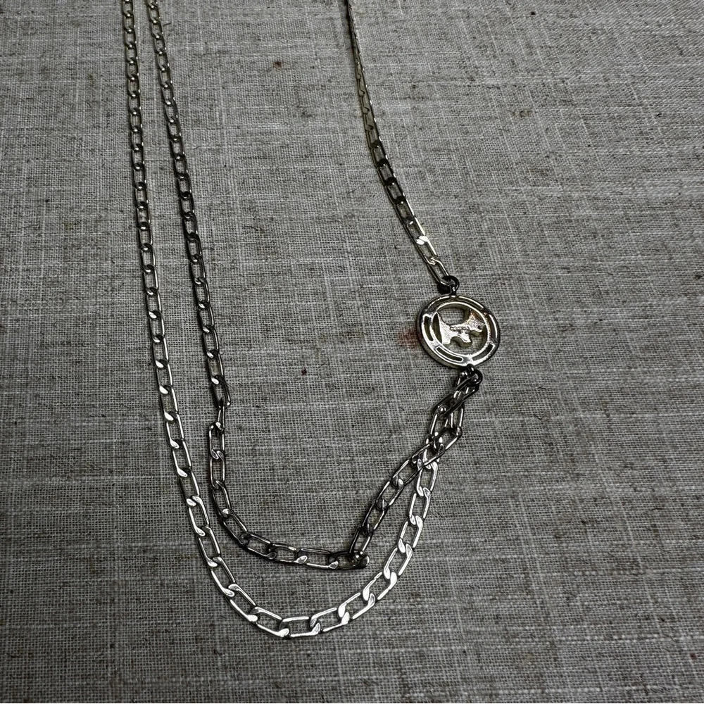 Vintage Agatha Paris Silver Chain with Signature Westie Charm - Picture 3 of 6